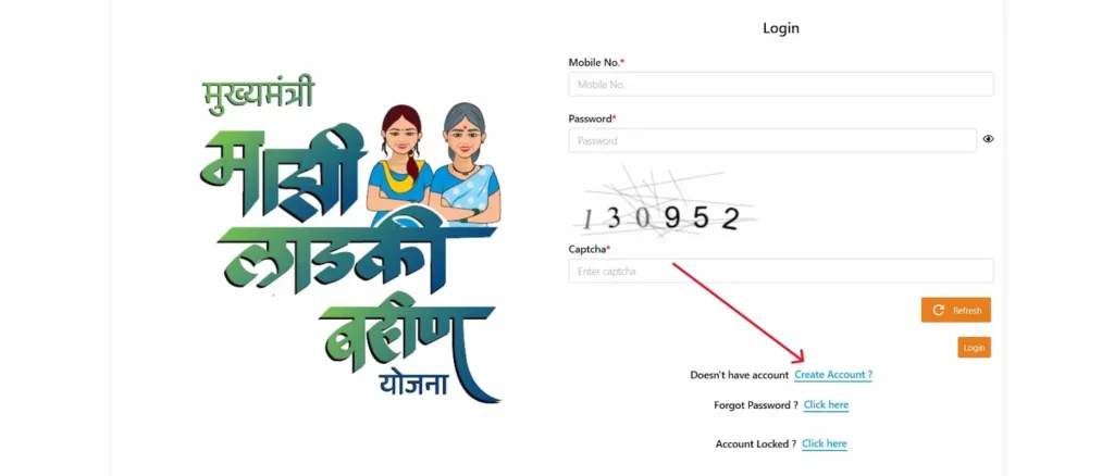 click Create your account